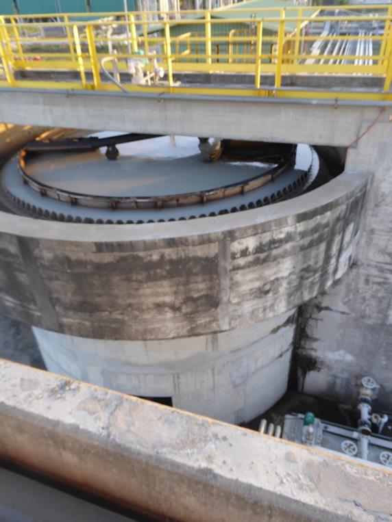 Part of water treatment plant